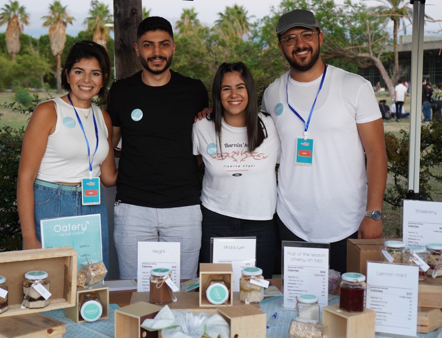 Oatery startup at Gourmet Market event in Tripoli